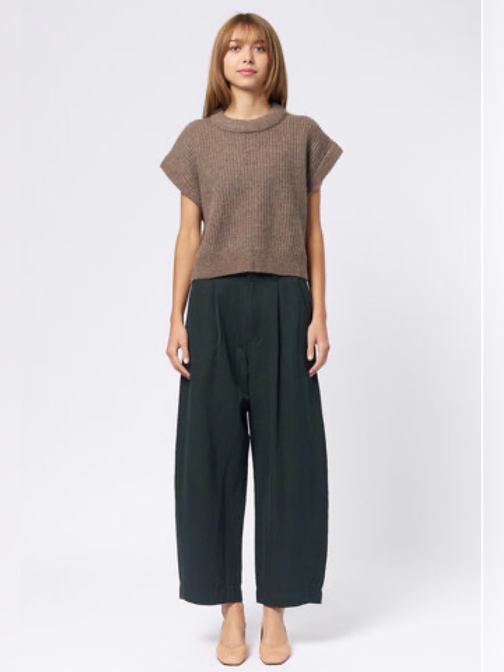 Apiece Apart Bari Crop Trouser